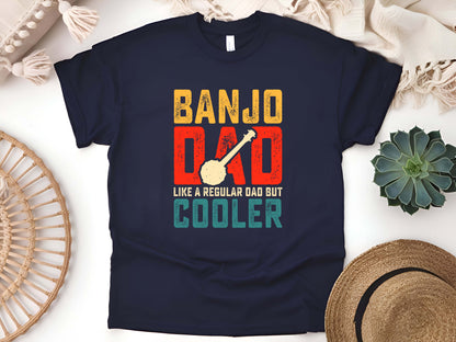 Banjo Dad T-Shirt – Funny Father’s Day Gift, Banjo Player Shirt, Bluegrass Music Tee, Dad Musician Gift, Folk Instrument Lover Shirt