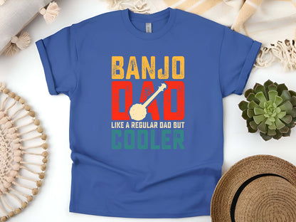 Banjo Dad T-Shirt – Funny Father’s Day Gift, Banjo Player Shirt, Bluegrass Music Tee, Dad Musician Gift, Folk Instrument Lover Shirt