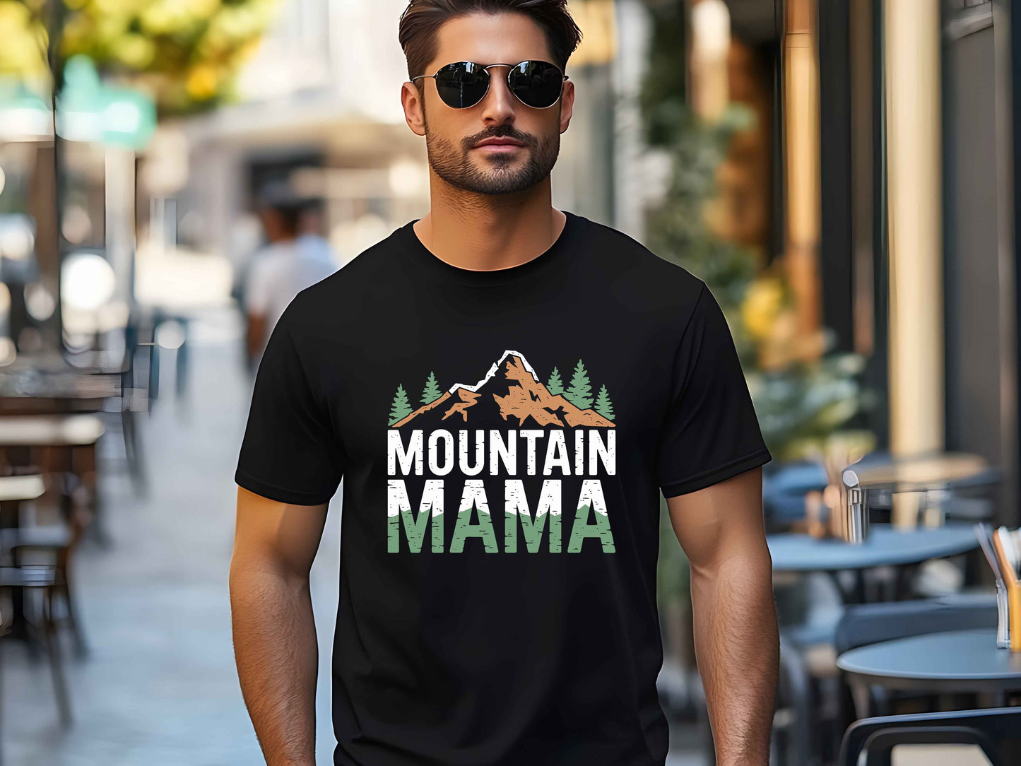 Mountain Mama Shirt, Outdoors Hiking Tee, Nature Lover T-Shirt, Adventure Wilderness Gift, Unisex Camping Explorer Tee