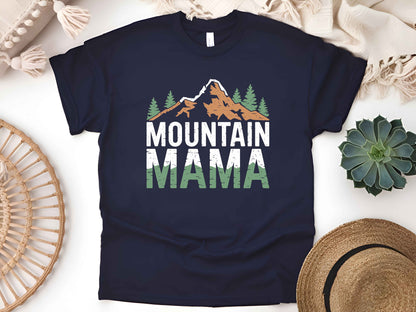 Mountain Mama Shirt, Outdoors Hiking Tee, Nature Lover T-Shirt, Adventure Wilderness Gift, Unisex Camping Explorer Tee