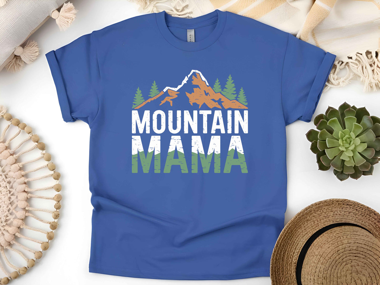 Mountain Mama Shirt, Outdoors Hiking Tee, Nature Lover T-Shirt, Adventure Wilderness Gift, Unisex Camping Explorer Tee