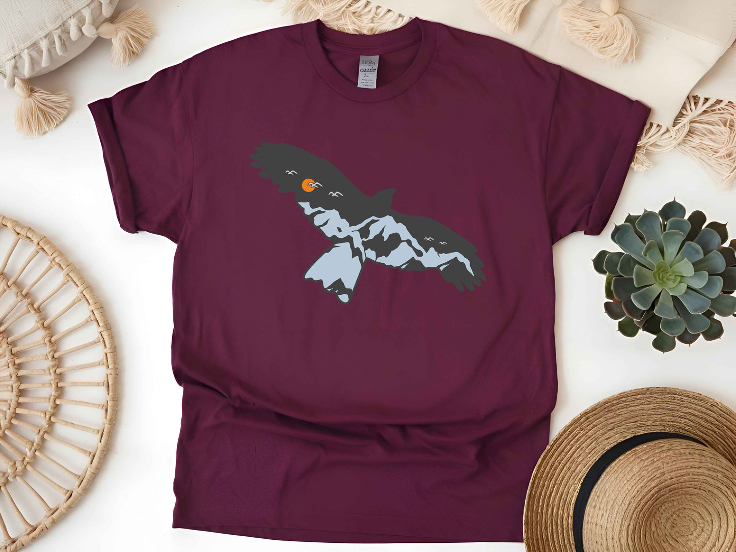 Eagle Adventure Shirt, Outdoor Nature Lover Tee, Wildlife Explorer T-Shirt, Hiking Camping Gift, Unisex Wilderness Tee