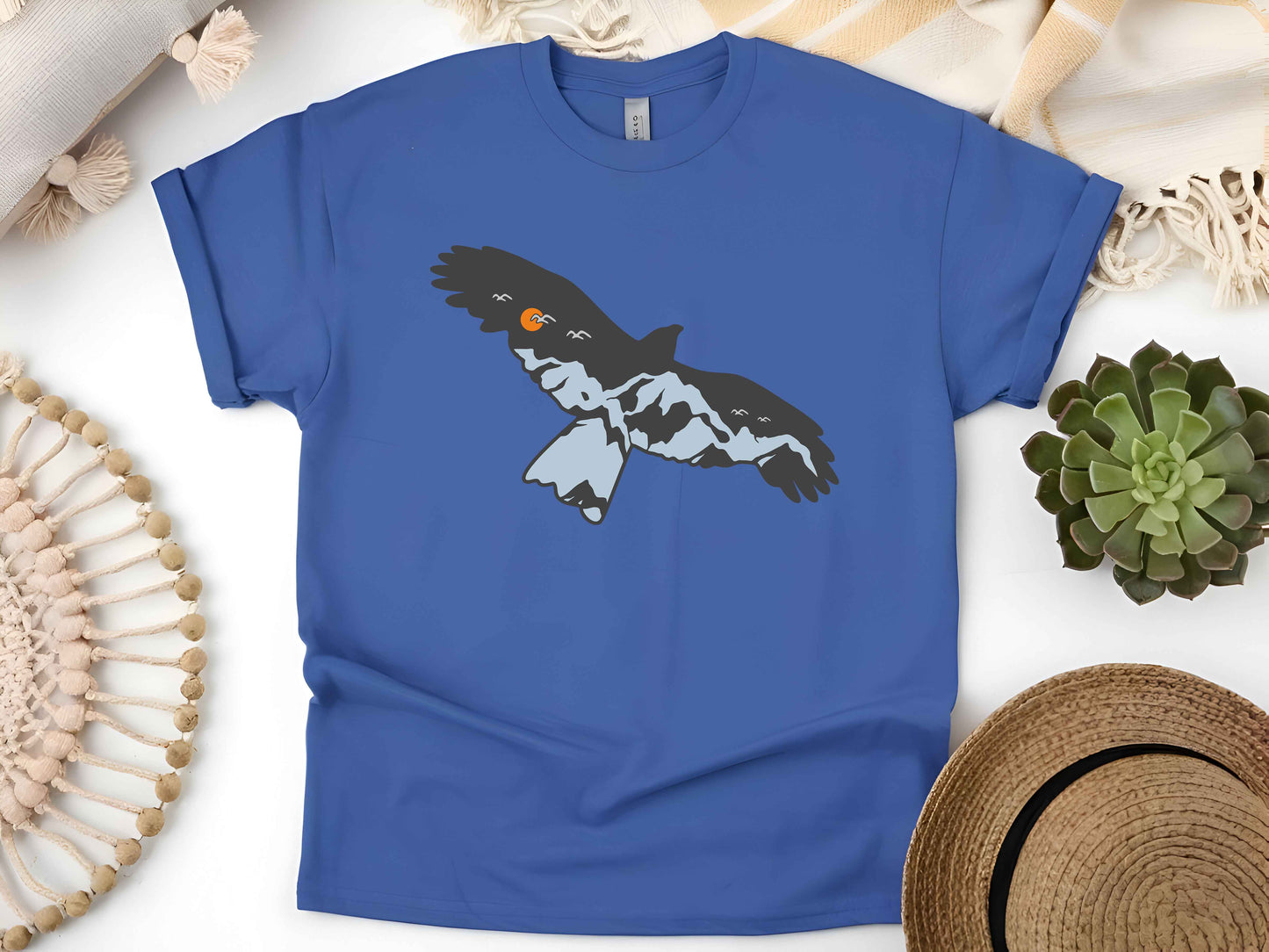 Eagle Adventure Shirt, Outdoor Nature Lover Tee, Wildlife Explorer T-Shirt, Hiking Camping Gift, Unisex Wilderness Tee