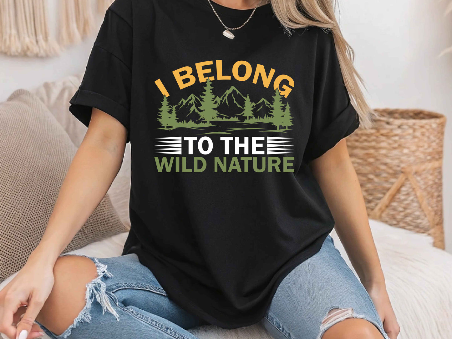 I Belong to the Wild Shirt, Nature Lover Tee, Outdoor Adventure T-Shirt, Wilderness Explorer Gift, Unisex Hiking Camping Tee