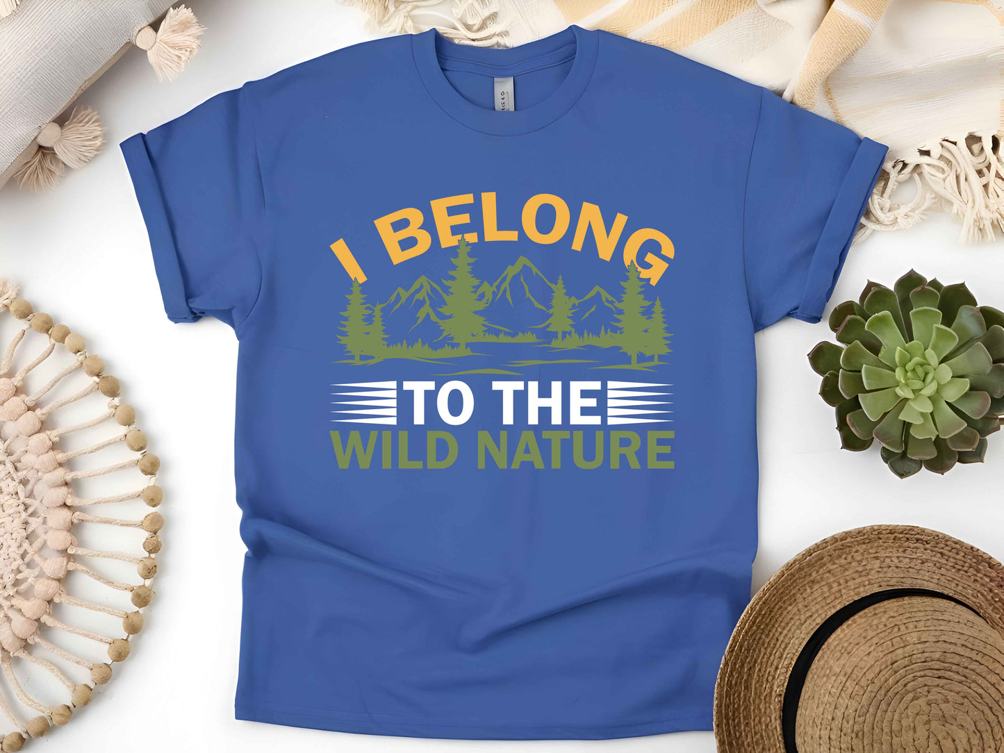 I Belong to the Wild Shirt, Nature Lover Tee, Outdoor Adventure T-Shirt, Wilderness Explorer Gift, Unisex Hiking Camping Tee