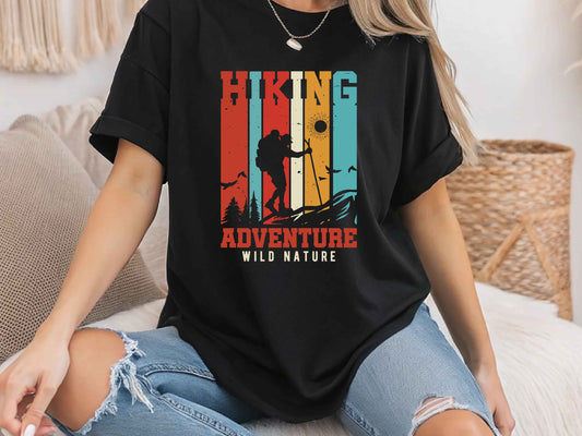 "Hiking Adventure" T-Shirt – Wild Nature Explorer Tee for Hikers & Outdoor Lovers