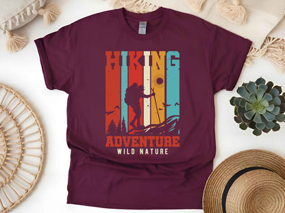 "Hiking Adventure" T-Shirt – Wild Nature Explorer Tee for Hikers & Outdoor Lovers