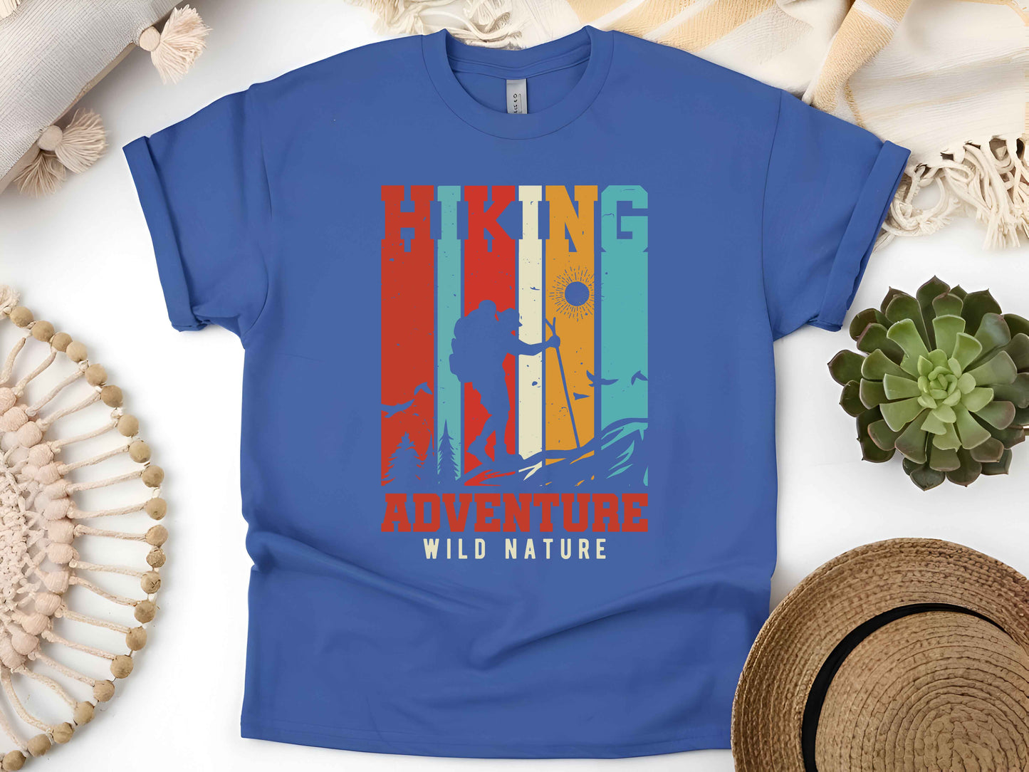 "Hiking Adventure" T-Shirt – Wild Nature Explorer Tee for Hikers & Outdoor Lovers