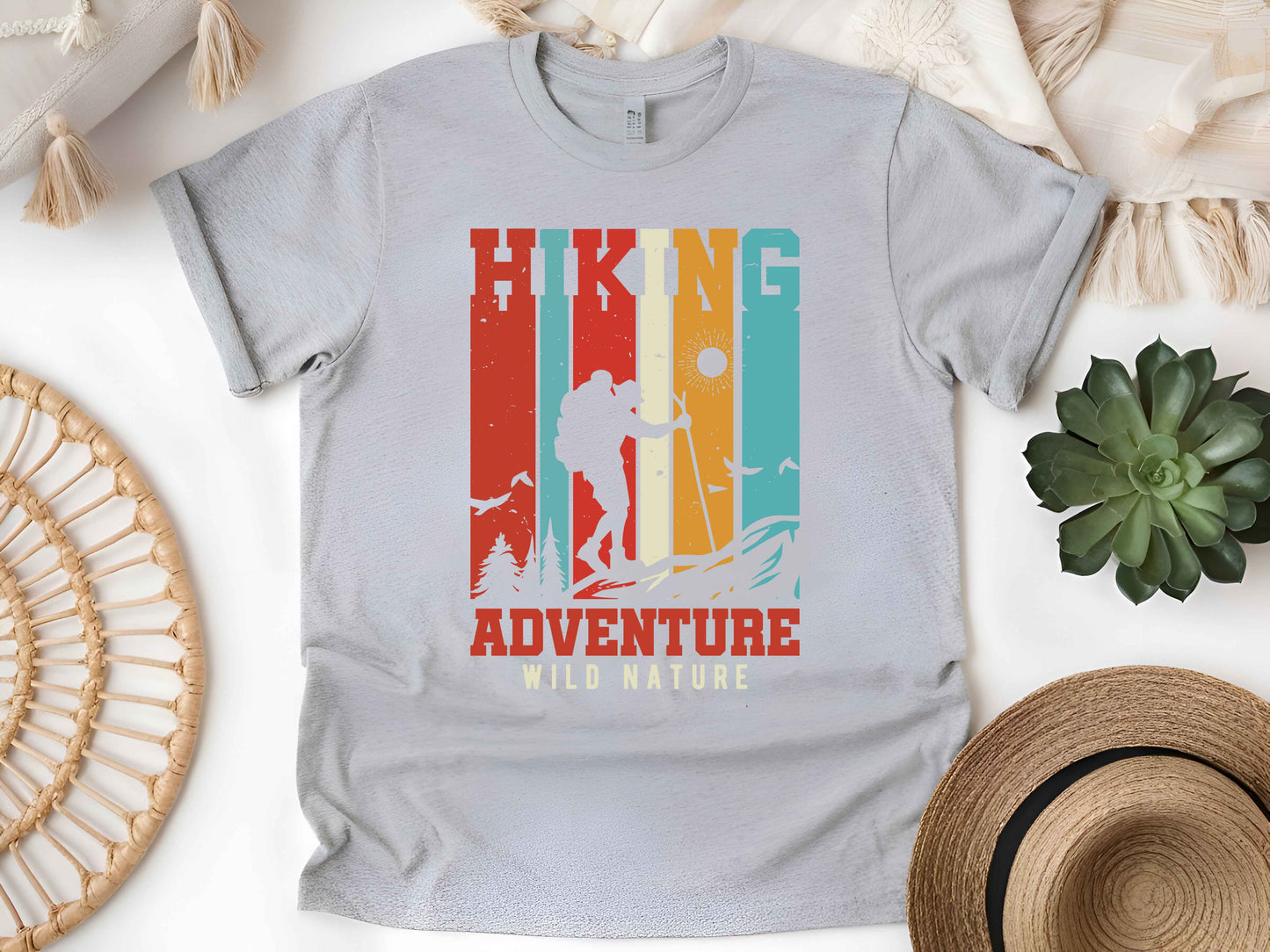 "Hiking Adventure" T-Shirt – Wild Nature Explorer Tee for Hikers & Outdoor Lovers