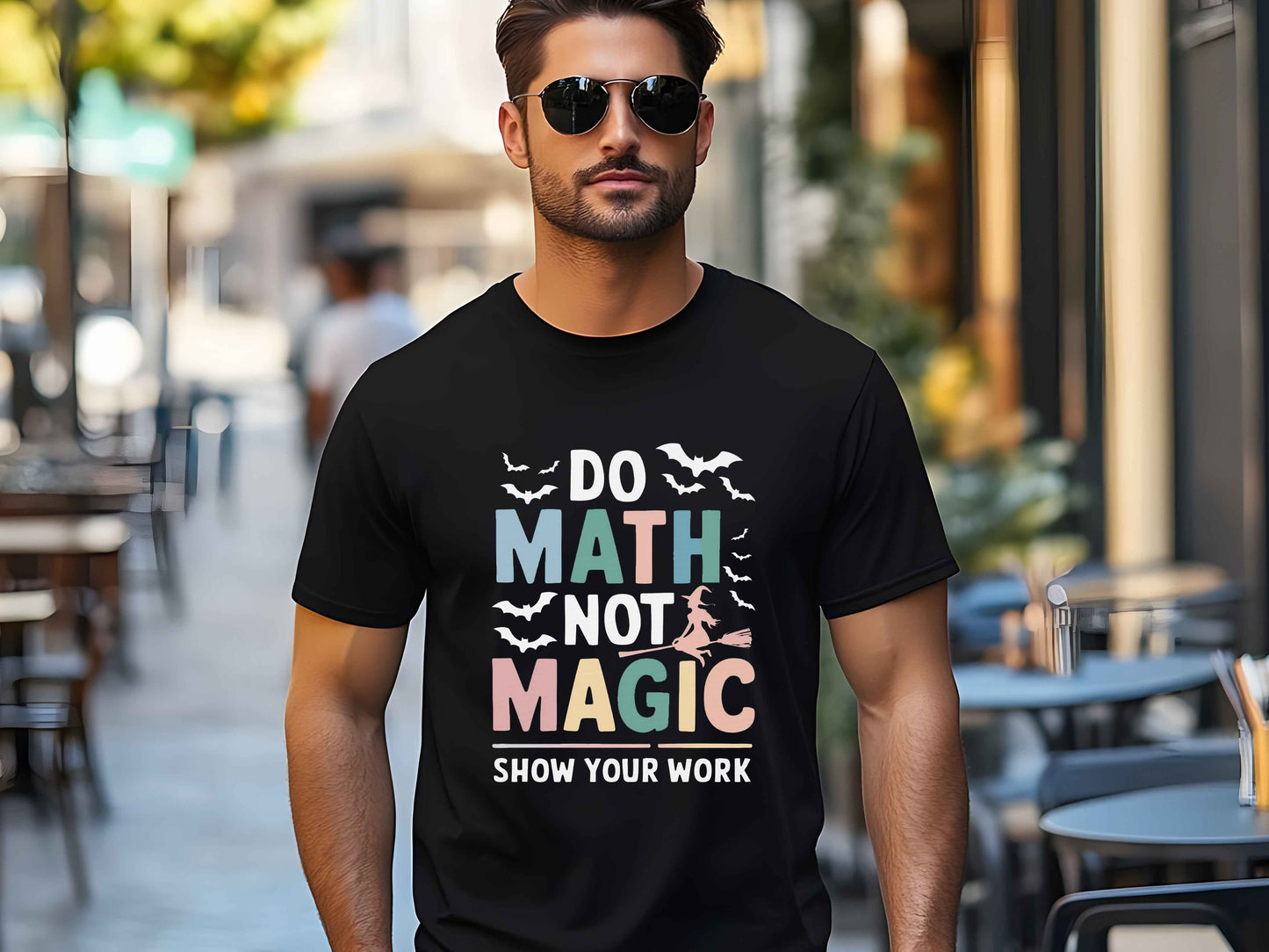 "Do Math, Not Your Magic" T-Shirt – Funny Math Lover & Nerdy Teacher Tee