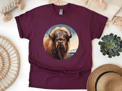 Musk Ox T-Shirt – Arctic Wildlife Lover Tee