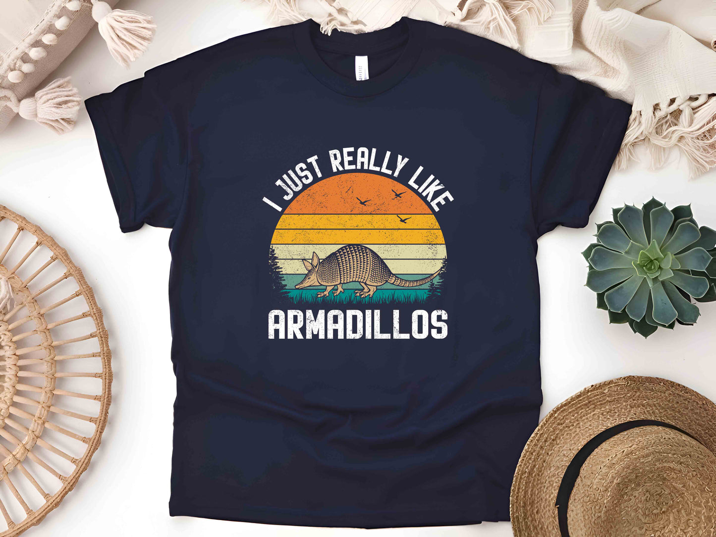 Vintage Armadillo T-Shirt, Retro Armadillo Lover Tee, Funny Animal Graphic Shirt, Unisex Nature Gift, Wildlife Enthusiast Gift