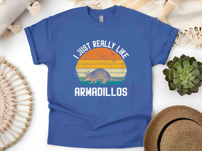 Vintage Armadillo T-Shirt, Retro Armadillo Lover Tee, Funny Animal Graphic Shirt, Unisex Nature Gift, Wildlife Enthusiast Gift