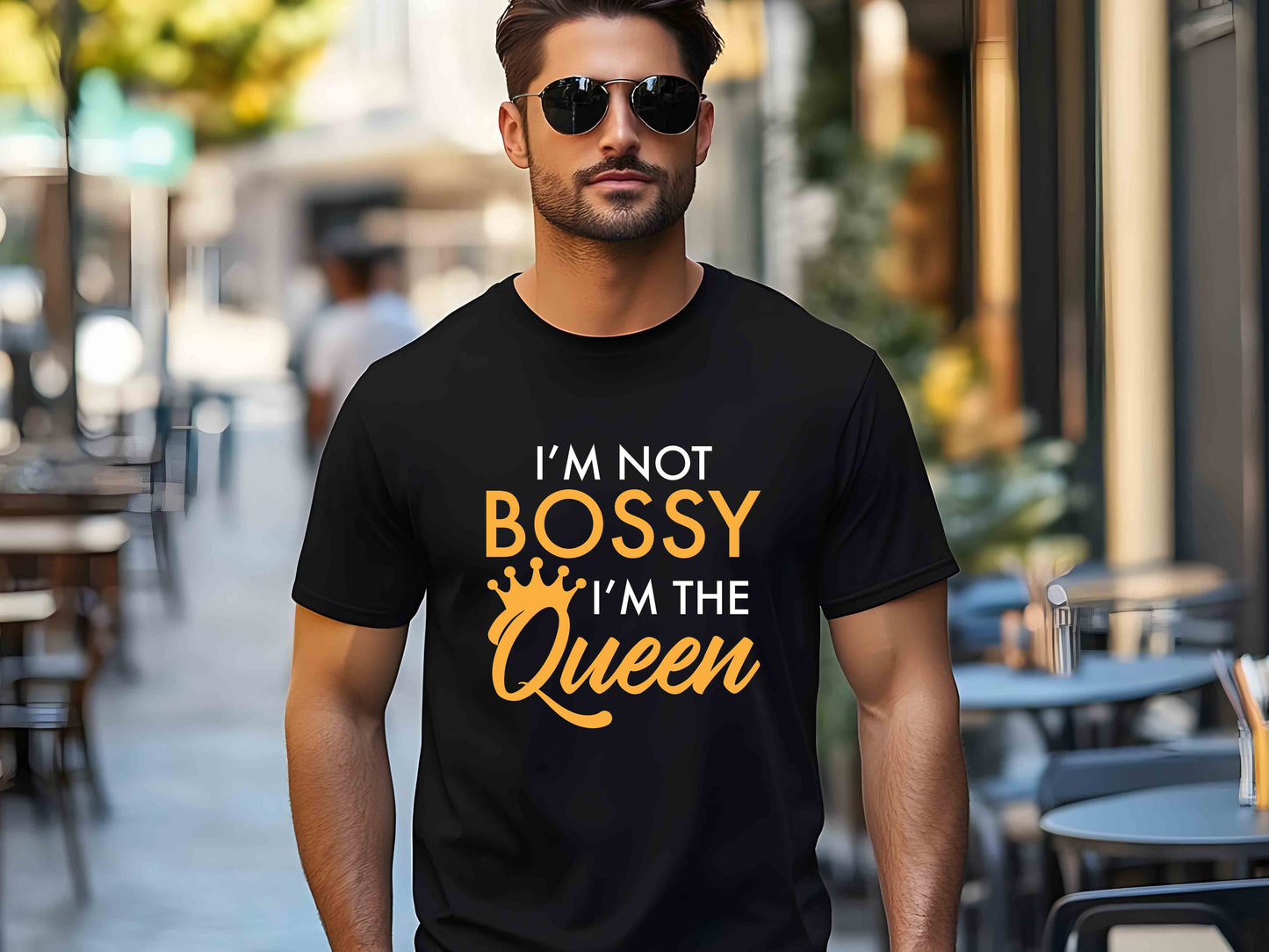 I'm Not Bossy, I'm the Queen T-Shirt – Funny Mom and Teacher Tee, Perfect Gift for Her