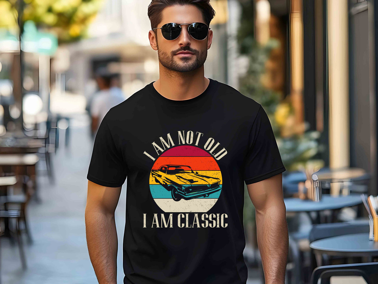 I'm Not Old I'm a Classic T-Shirt – Funny Vintage Car Graphic Tee, Unisex Retro Auto Enthusiast Shirt, Perfect Birthday Gift for Car Lovers