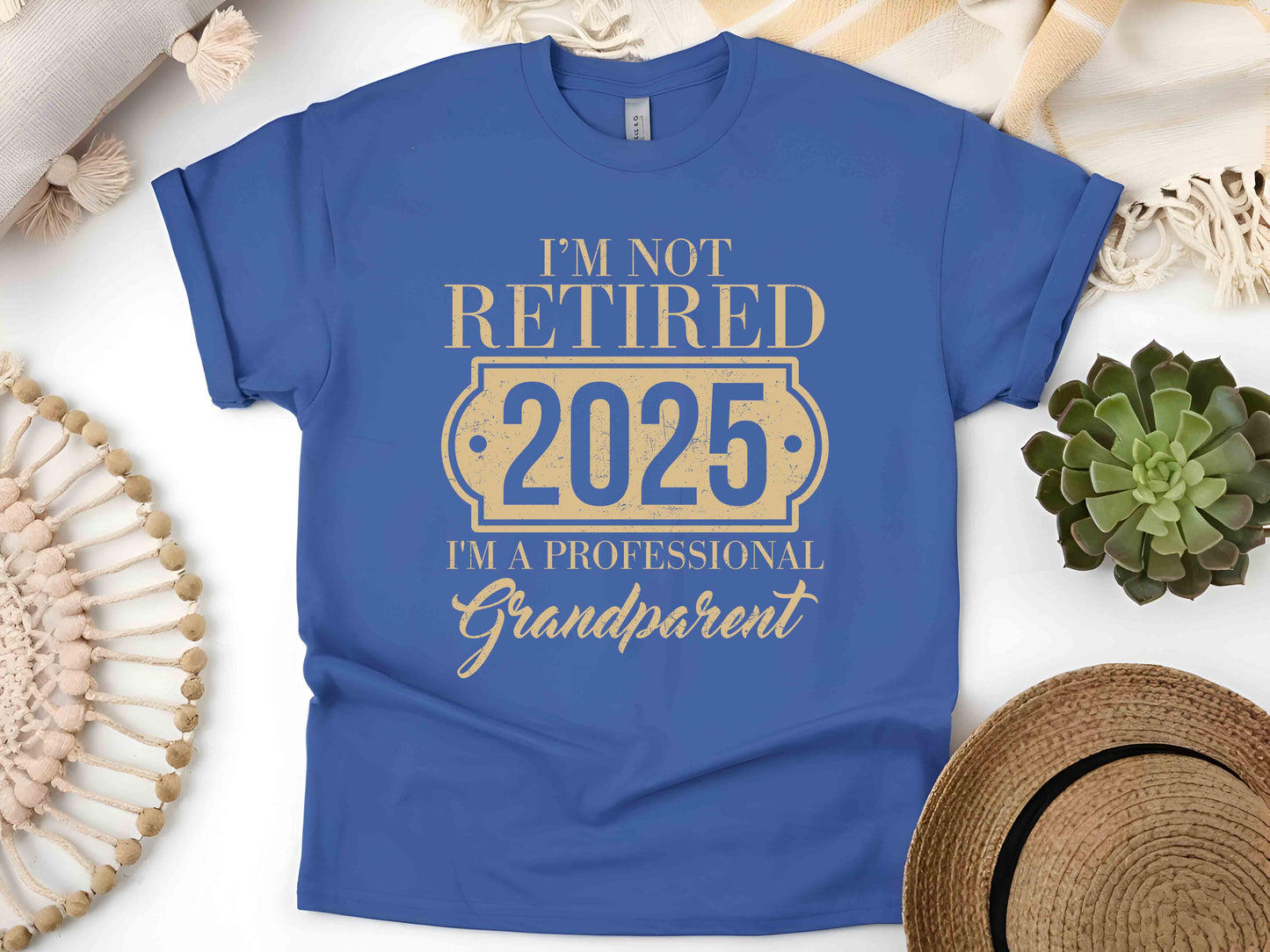 I'm Not Retired I'm a Professional Grandpa T-Shirt – Funny Retirement Gift for Grandfather, Vintage Graphic Tee, Perfect for Proud Granddads