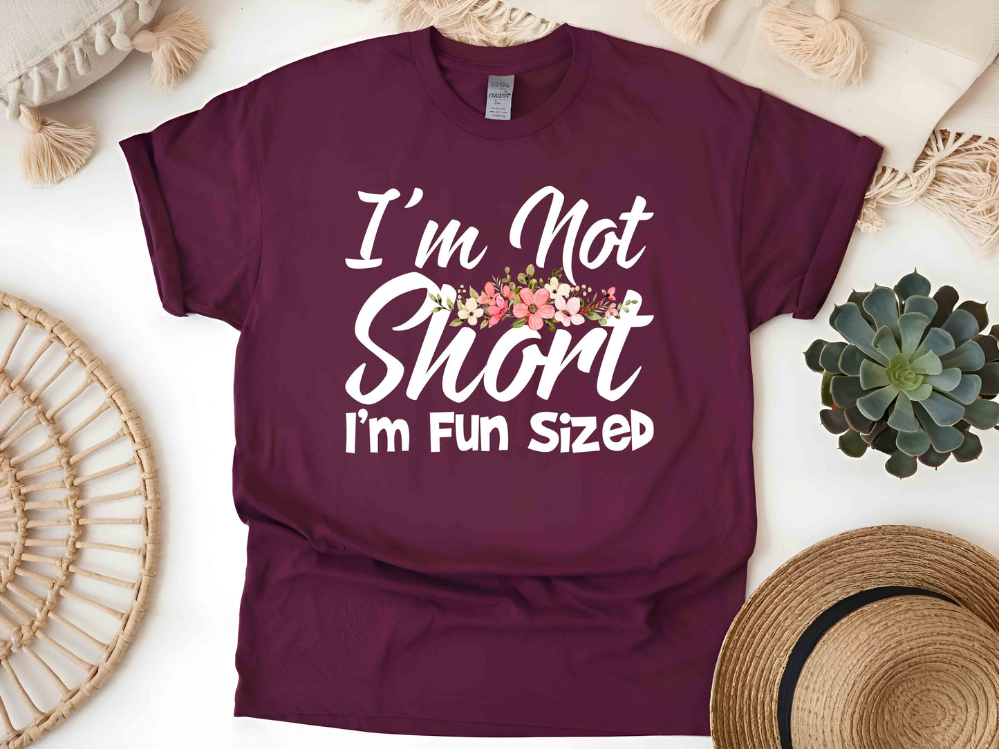 I'm Not Short I'm Fun Sized T-Shirt – Funny Sarcastic Tee, Unisex Humor Shirt, Perfect Gift for Petite Friends and Short People