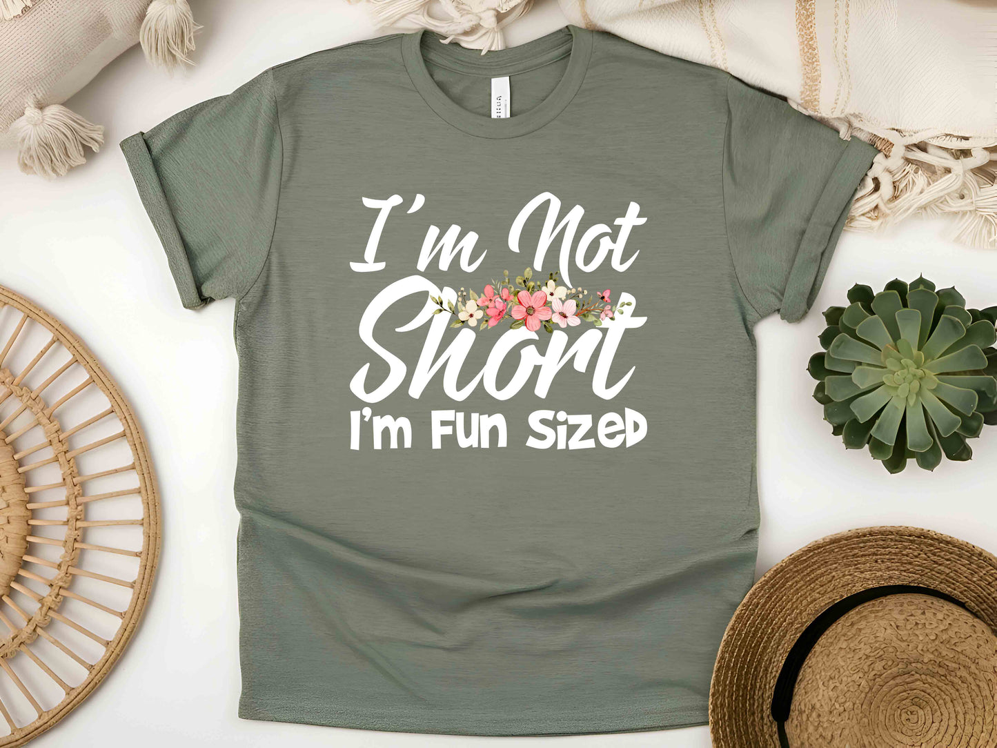 I'm Not Short I'm Fun Sized T-Shirt – Funny Sarcastic Tee, Unisex Humor Shirt, Perfect Gift for Petite Friends and Short People