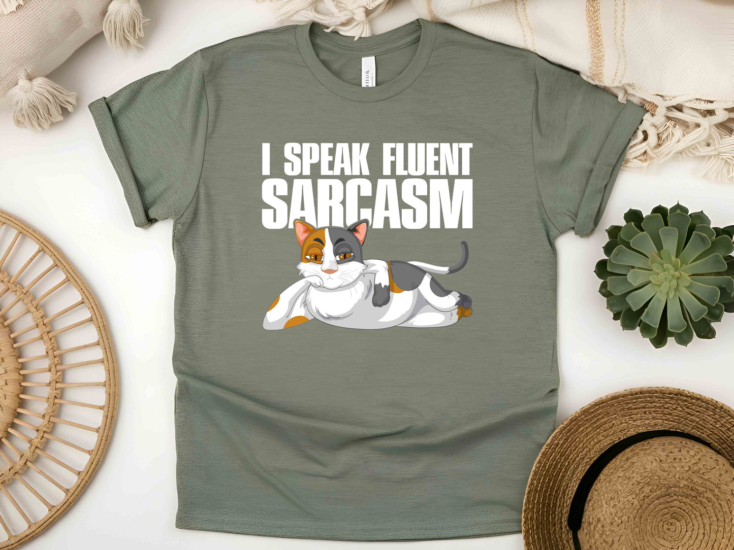 I Speak Fluent Sarcasm T-Shirt – Funny Sassy Tee, Unisex Humor Shirt, Perfect Gift for Sarcasm Lovers, Witty Graphic Top