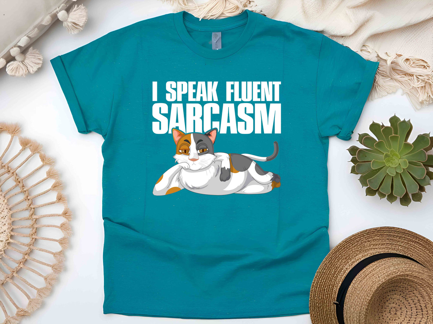 I Speak Fluent Sarcasm T-Shirt – Funny Sassy Tee, Unisex Humor Shirt, Perfect Gift for Sarcasm Lovers, Witty Graphic Top