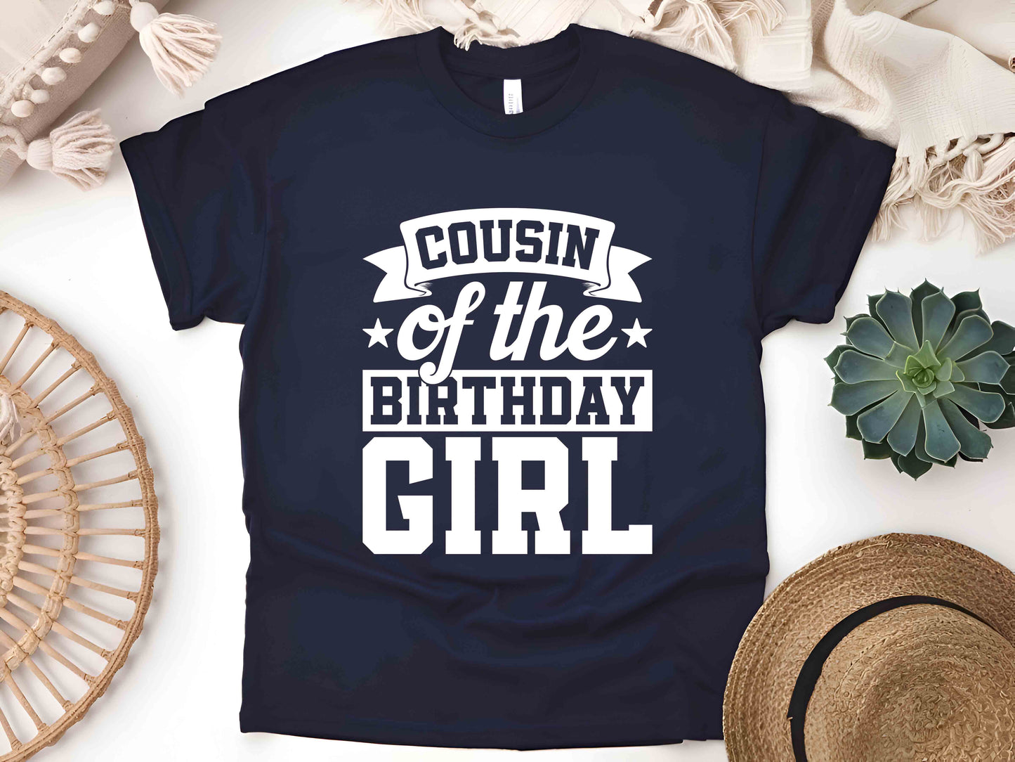 Cousin of the Birthday Boy Shirt, Family Matching Birthday T-Shirt, Kids Birthday Party Outfit, Customizable Cousin Tee, Birthday Celebration Apparel