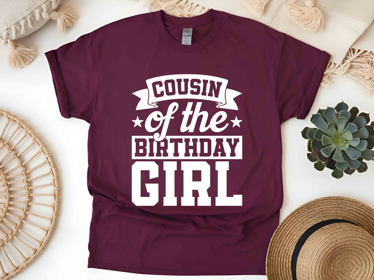 Cousin of the Birthday Boy Shirt, Family Matching Birthday T-Shirt, Kids Birthday Party Outfit, Customizable Cousin Tee, Birthday Celebration Apparel