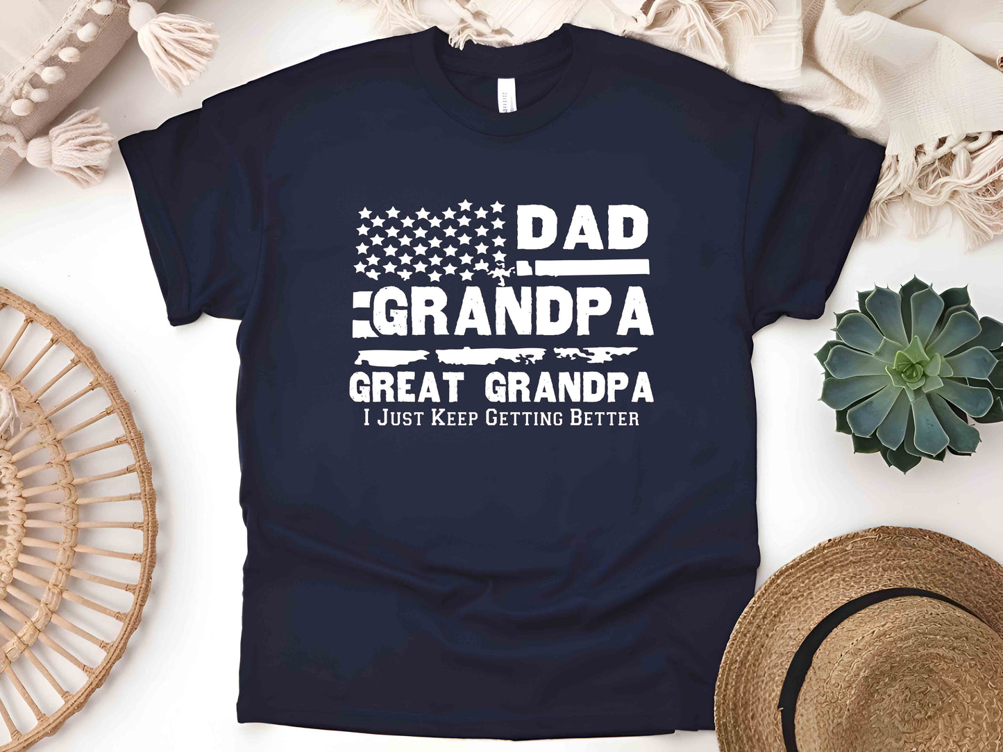 Dad Grandpa and Great Grandpa Shirt, Funny Grandpa Tee, Father's Day Gift, Birthday Gift for Grandpa, Gift from Grandkids, Family T-Shirt