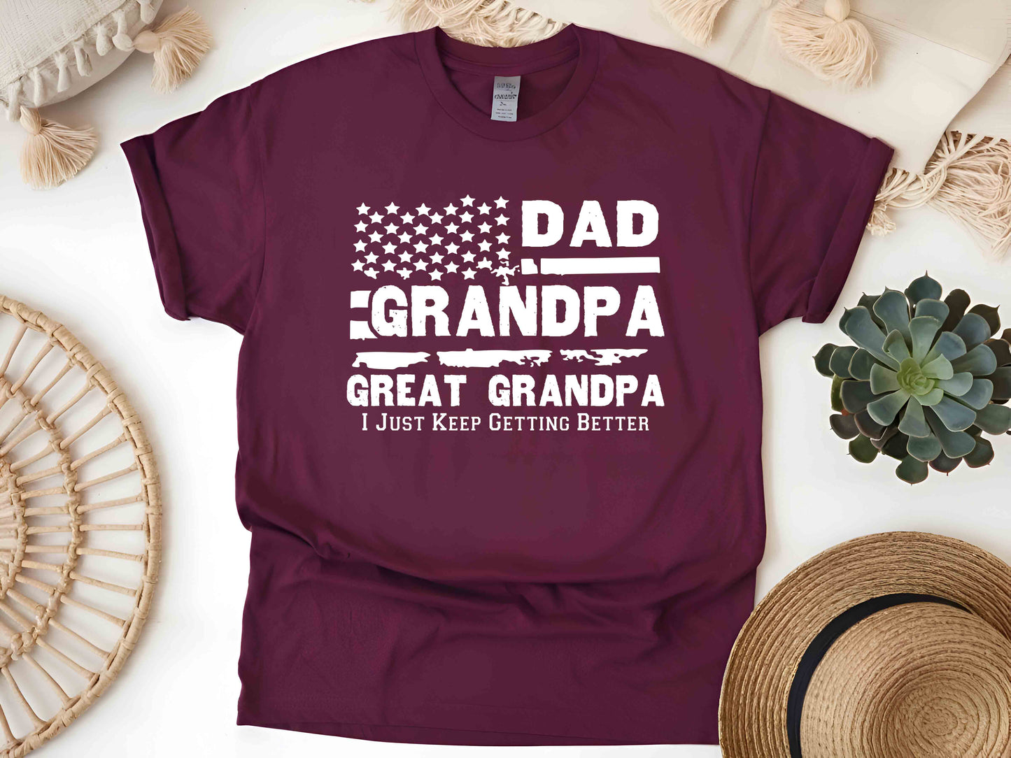 Dad Grandpa and Great Grandpa Shirt, Funny Grandpa Tee, Father's Day Gift, Birthday Gift for Grandpa, Gift from Grandkids, Family T-Shirt