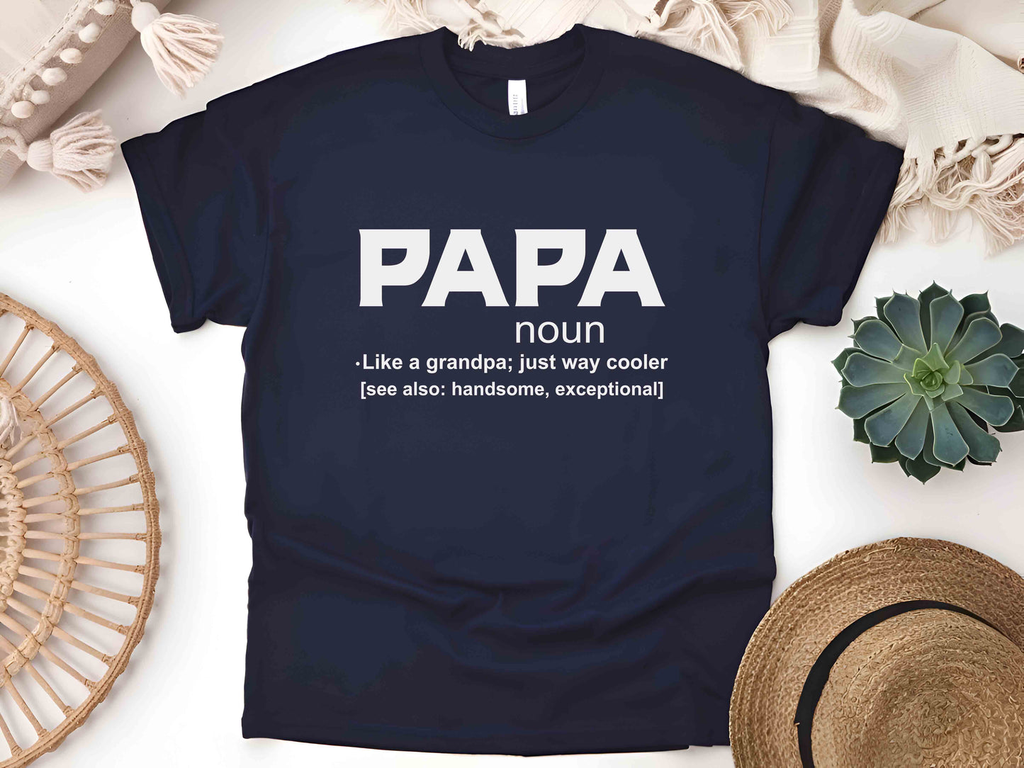 Papa Noun Shirt, Like a Grandfather But Cooler Tee, Funny Papa Definition Shirt, Grandpa Shirt, Father's Day Gift, Papa Gift from Grandkids