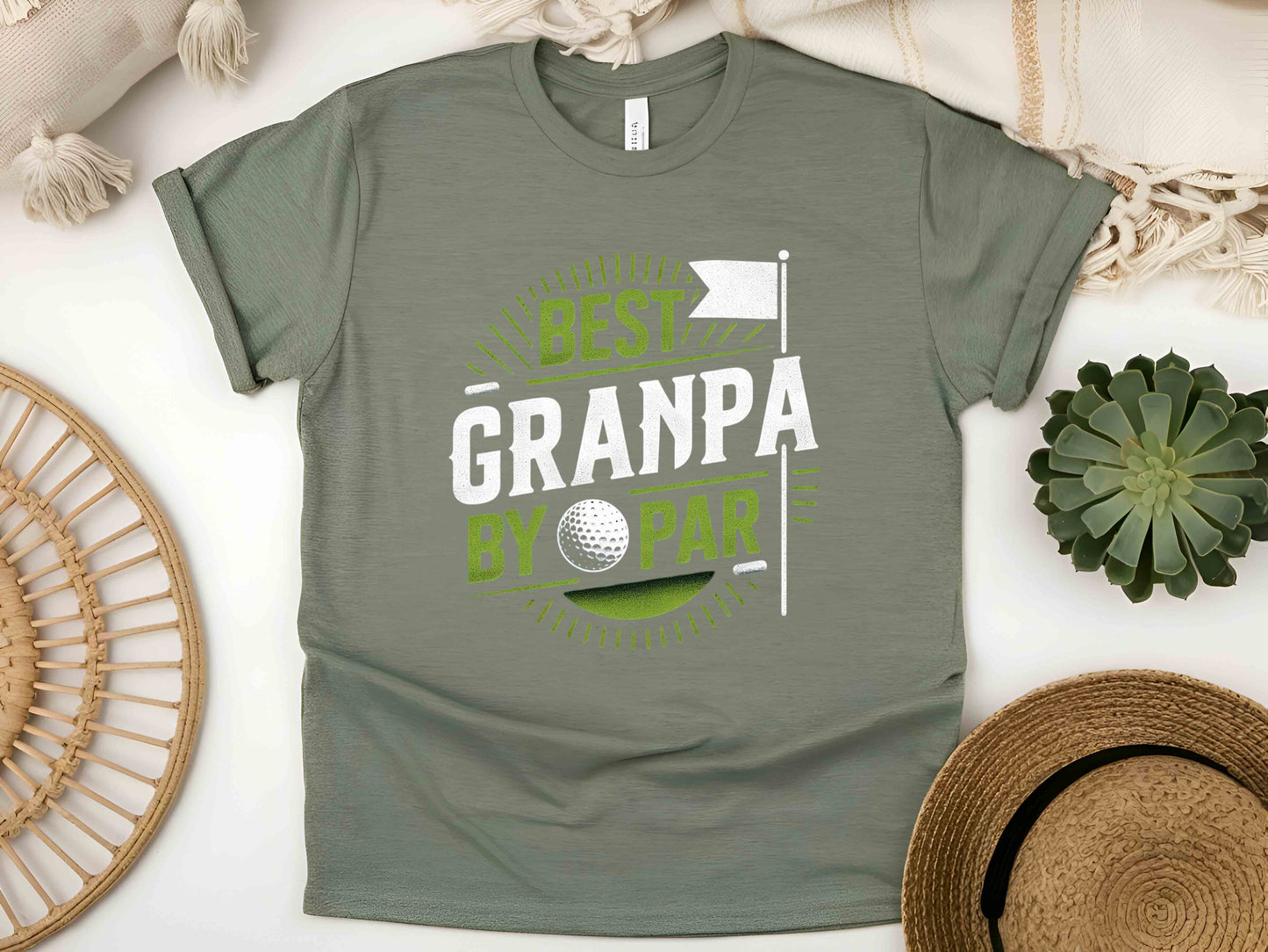 Best Papa By Par Shirt, Funny Golf Papa Tee, Golf Lover Gift, Golfing Grandpa T-Shirt, Father's Day Gift, Birthday Gift for Papa