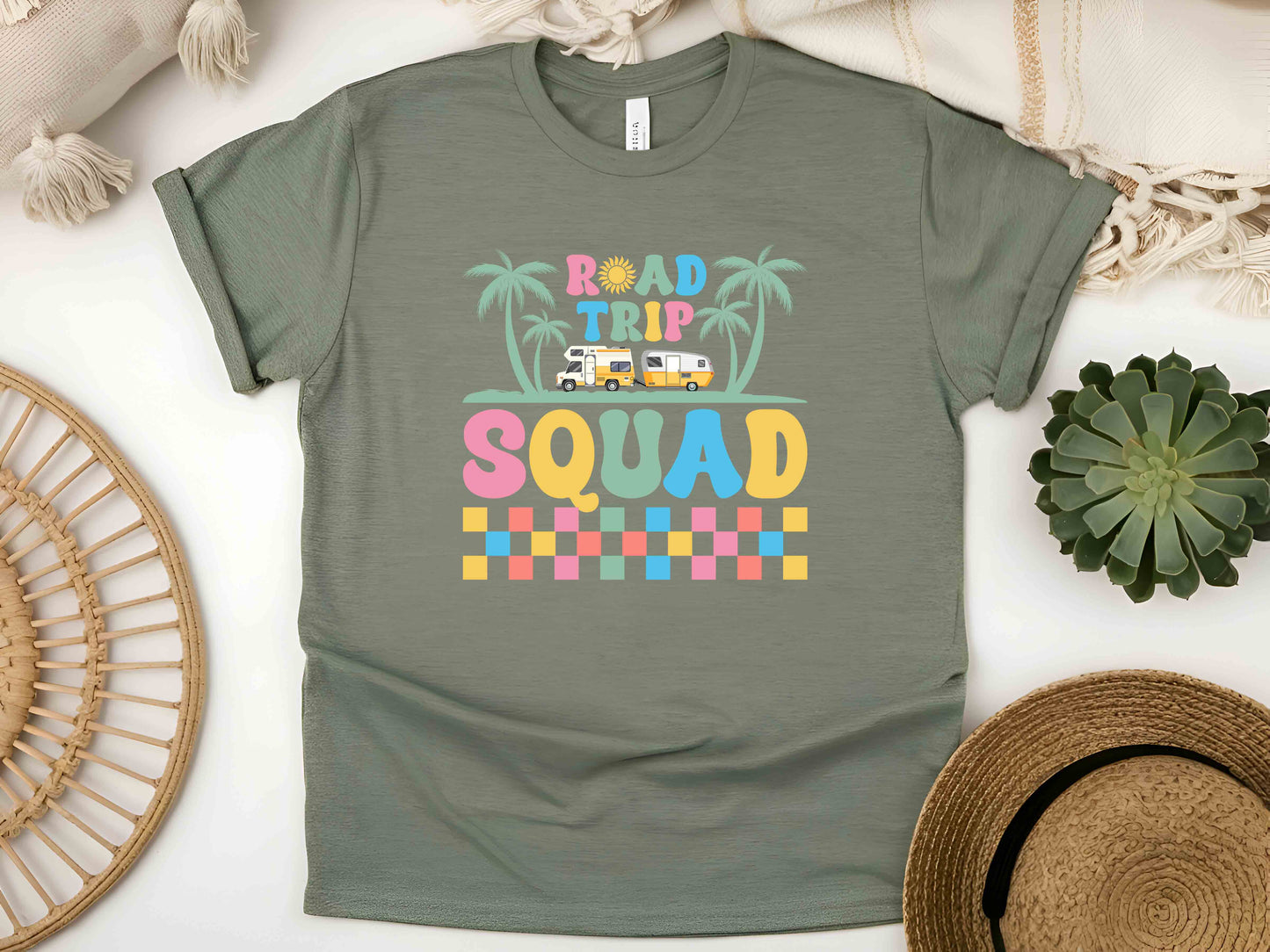 Road Trip Shirt, Family Vacation Tee, Sisters Travel Shirt, Adventure Graphic Tee, Matching Road Trip Crew Shirt, Fun Travel Gift