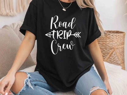 Road Trip Crew Nutritional Facts Shirt, Family Vacation Tee, Travel Friends Shirt, Group Adventure Shirt, Funny Road Trip Gift