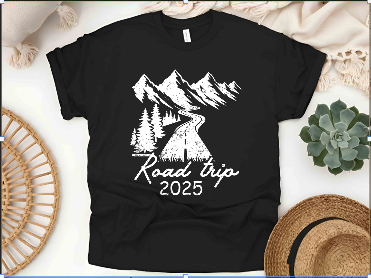 Road Trip 2025 Shirt, Family Vacation Tee, Girls Road Trip Shirt, Travel Adventure Shirt, Group Trip Matching Tee, Traveler Gift