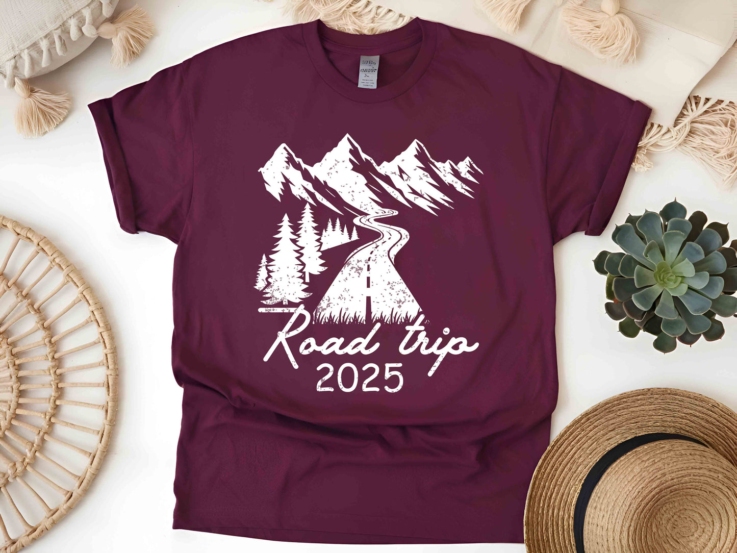 Road Trip 2025 Shirt, Family Vacation Tee, Girls Road Trip Shirt, Travel Adventure Shirt, Group Trip Matching Tee, Traveler Gift