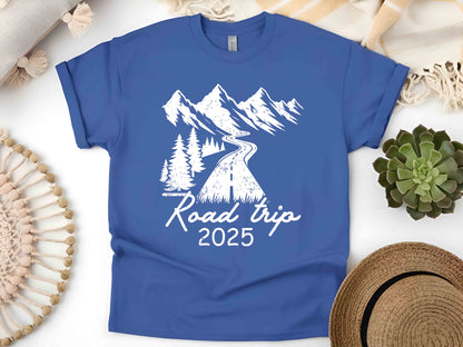 Road Trip 2025 Shirt, Family Vacation Tee, Girls Road Trip Shirt, Travel Adventure Shirt, Group Trip Matching Tee, Traveler Gift