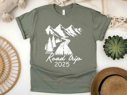 Road Trip 2025 Shirt, Family Vacation Tee, Girls Road Trip Shirt, Travel Adventure Shirt, Group Trip Matching Tee, Traveler Gift