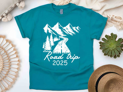 Road Trip 2025 Shirt, Family Vacation Tee, Girls Road Trip Shirt, Travel Adventure Shirt, Group Trip Matching Tee, Traveler Gift