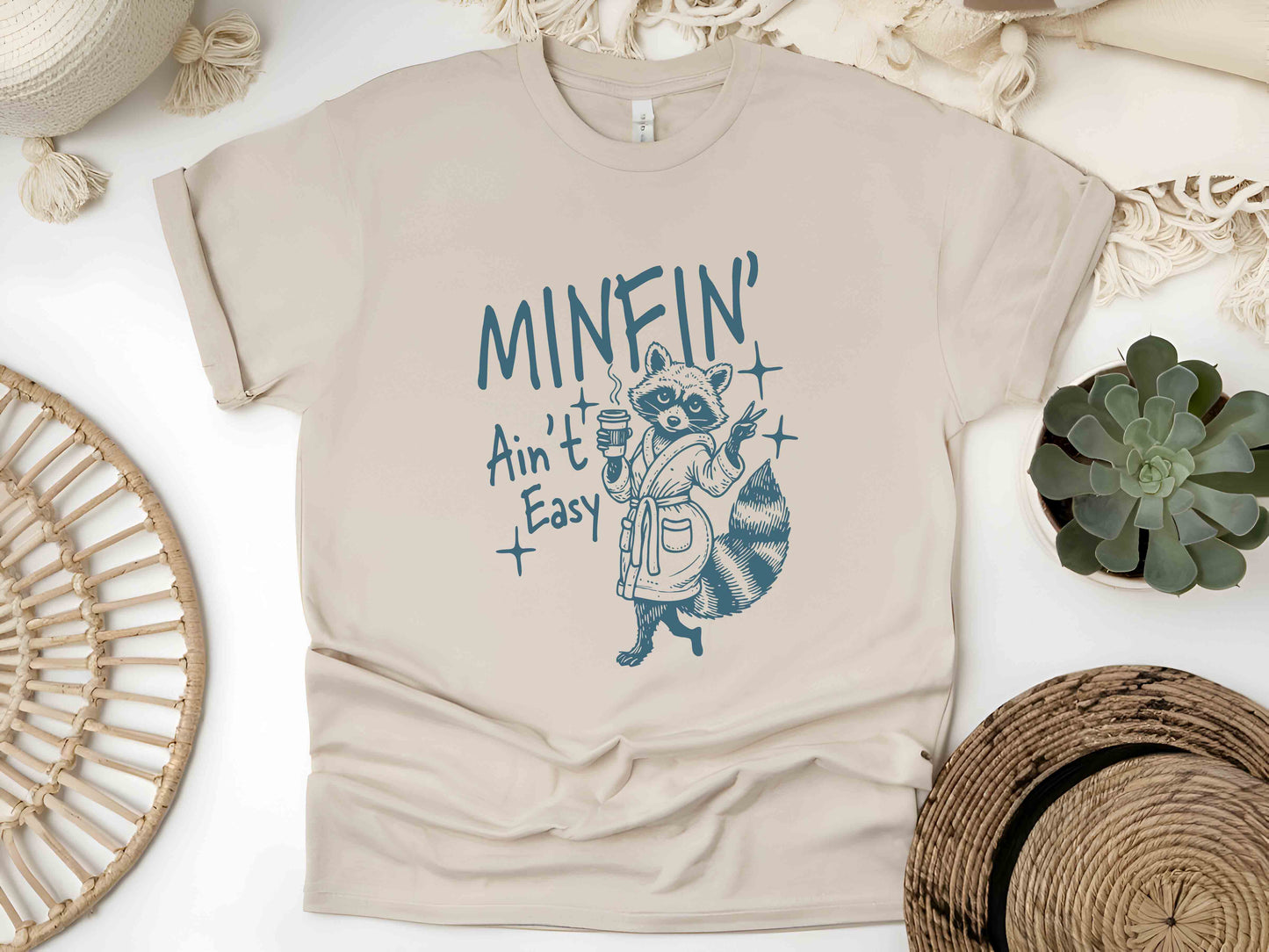 Milfin Ain't Easy Shirt, Funny Mom Shirt, Mom Life Tee, Sassy Mama Shirt, Cute Mother's Day Gift, Raccoon Lover Shirt, Trendy Mom Tee