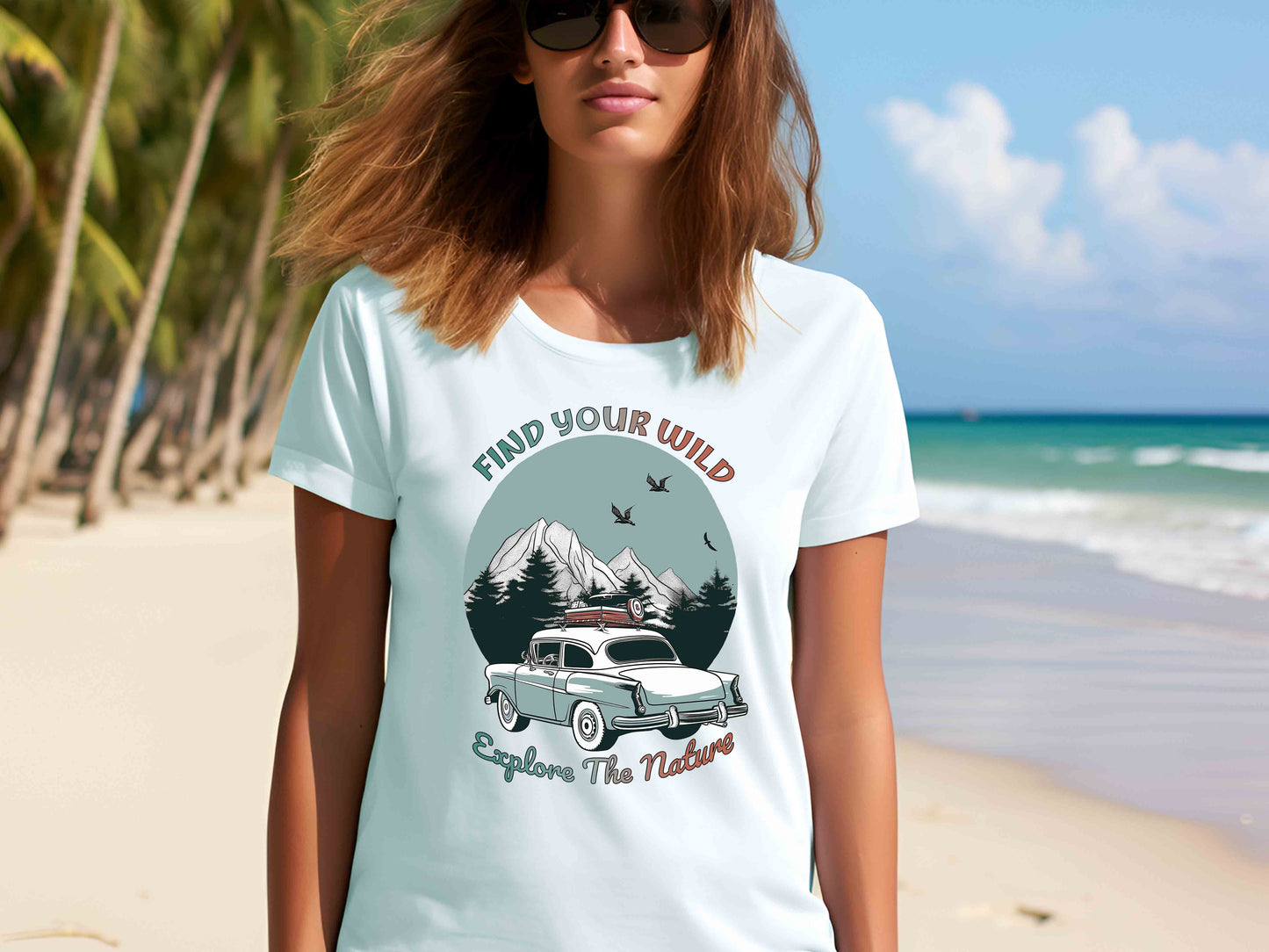 Find Your Wild Live Free Unisex Tee, Outdoor Adventure Shirt, Nature Lover T-Shirt, Motivational Wilderness Tee, Casual Graphic Tee