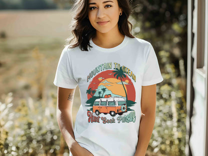 Mountain And Ocean Shirt, Hunt Seek Pursue Tee, Adventure Shirt, Nature Lover Gift, Camping Shirt, Outdoorsy Tee, Hiking Shirt