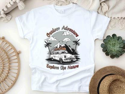 Outdoor Adventure Shirt, Explore Nature Tee, Adventure Shirt, Mountain Lover Gift, Camping Shirt, Nature Explorer Tee