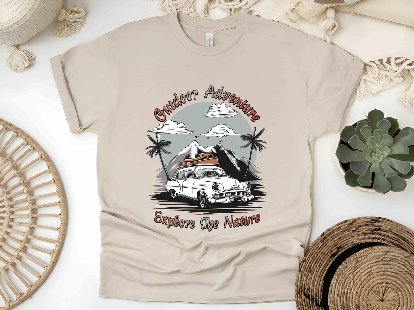 Outdoor Adventure Shirt, Explore Nature Tee, Adventure Shirt, Mountain Lover Gift, Camping Shirt, Nature Explorer Tee