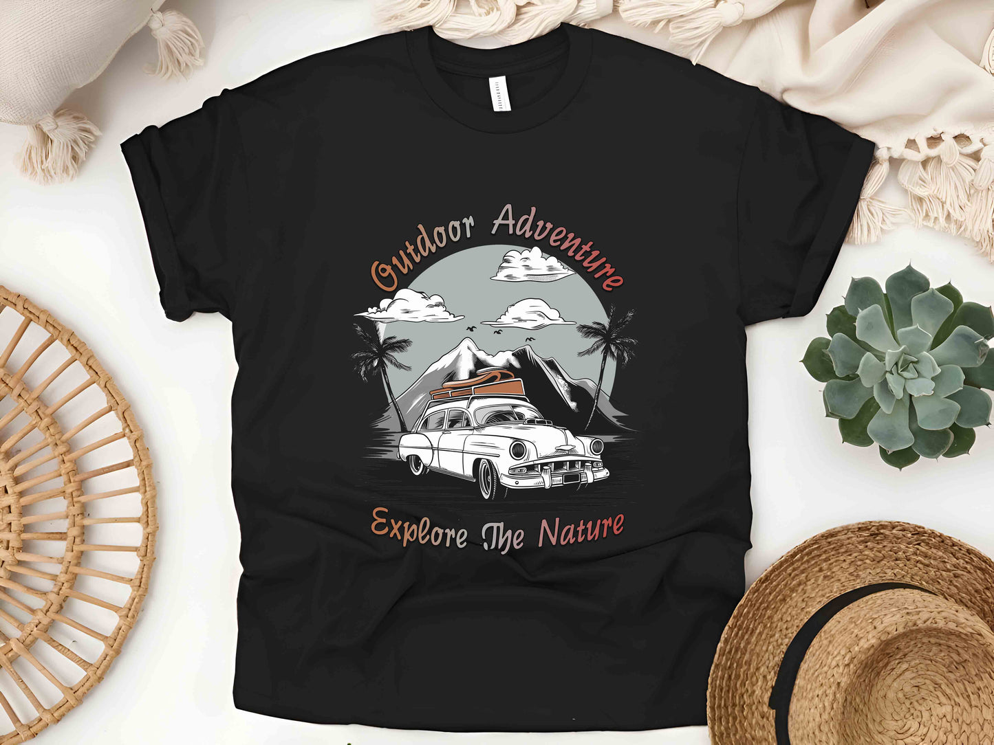 Outdoor Adventure Shirt, Explore Nature Tee, Adventure Shirt, Mountain Lover Gift, Camping Shirt, Nature Explorer Tee