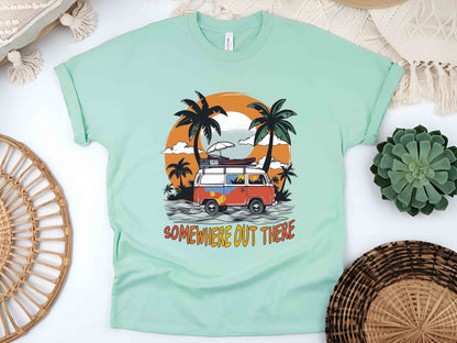 Adventure Is Out There Shirt, Travel Tee, Wanderlust Shirt, Camping Shirt, Van Life Tee, Outdoors Shirt, Road Trip Shirt, Explorer Tee