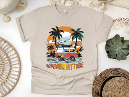 Adventure Is Out There Shirt, Travel Tee, Wanderlust Shirt, Camping Shirt, Van Life Tee, Outdoors Shirt, Road Trip Shirt, Explorer Tee