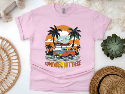 Adventure Is Out There Shirt, Travel Tee, Wanderlust Shirt, Camping Shirt, Van Life Tee, Outdoors Shirt, Road Trip Shirt, Explorer Tee