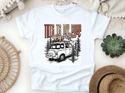 This Is My Road Trip Shirt, Family Travel Tee, Summer Vacation Shirt, Caravan Trip Tee, Vintage Car Shirt, Camping Shirt, Holiday Gift