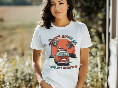 We Are Going On A Nature Road Trip Shirt, Family Travel Tee, Summer Vacation Shirt, Caravan Trip Tee, Vintage Car Shirt, Camping Shirt