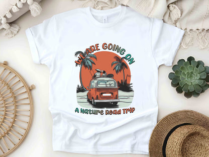 We Are Going On A Nature Road Trip Shirt, Family Travel Tee, Summer Vacation Shirt, Caravan Trip Tee, Vintage Car Shirt, Camping Shirt