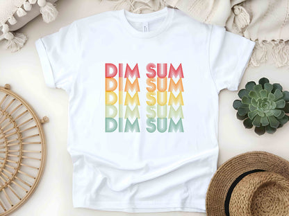 Dim Sum Lover Unisex Tee, Asian Food T-Shirt, Retro Dim Sum Shirt, Cute Foodie Tee, Gift for Dim Sum Fans, Yum Cha T-Shirt